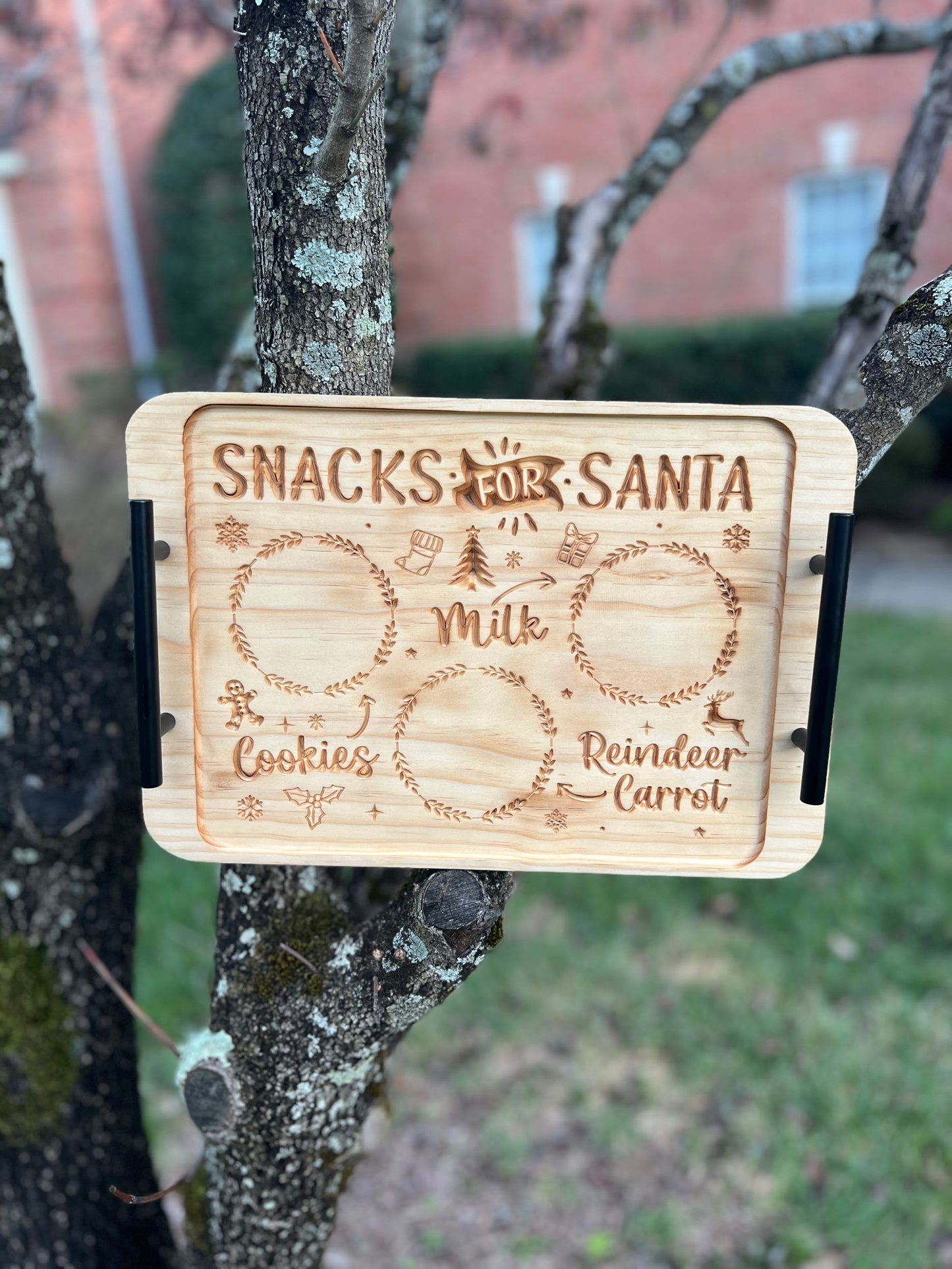 Custom Santa Snack Tray