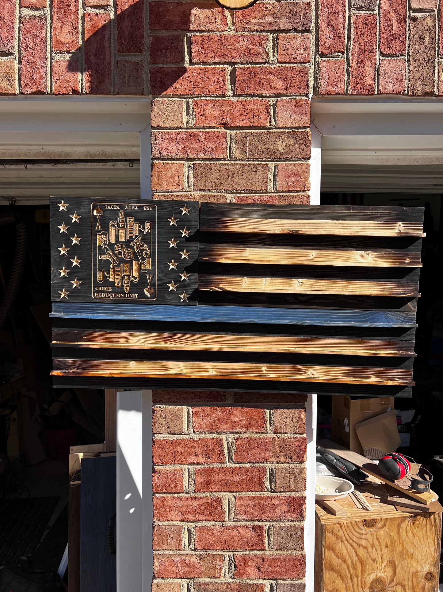 American Flag Coin holder