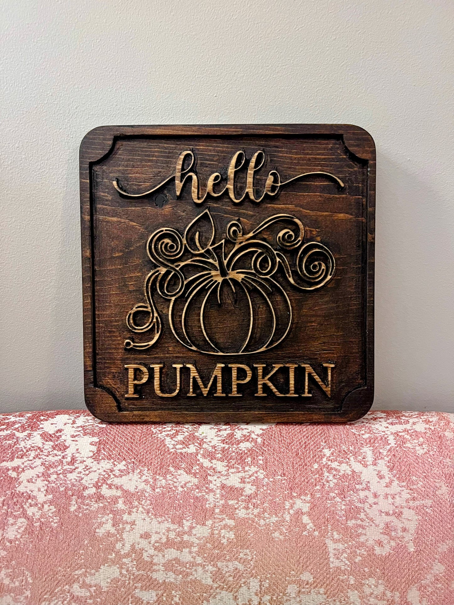 Hello Pumpkin Sign