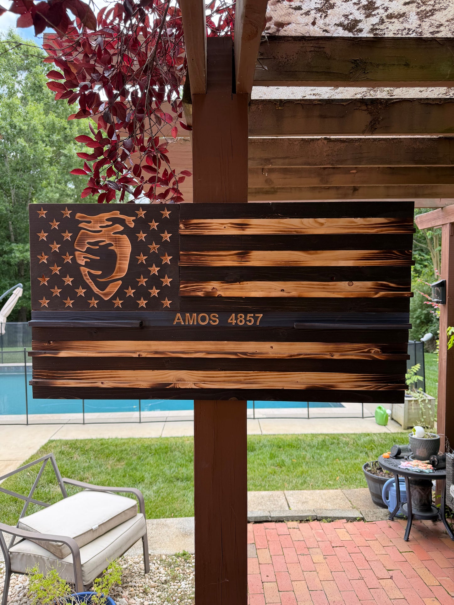 American Flag Coin holder