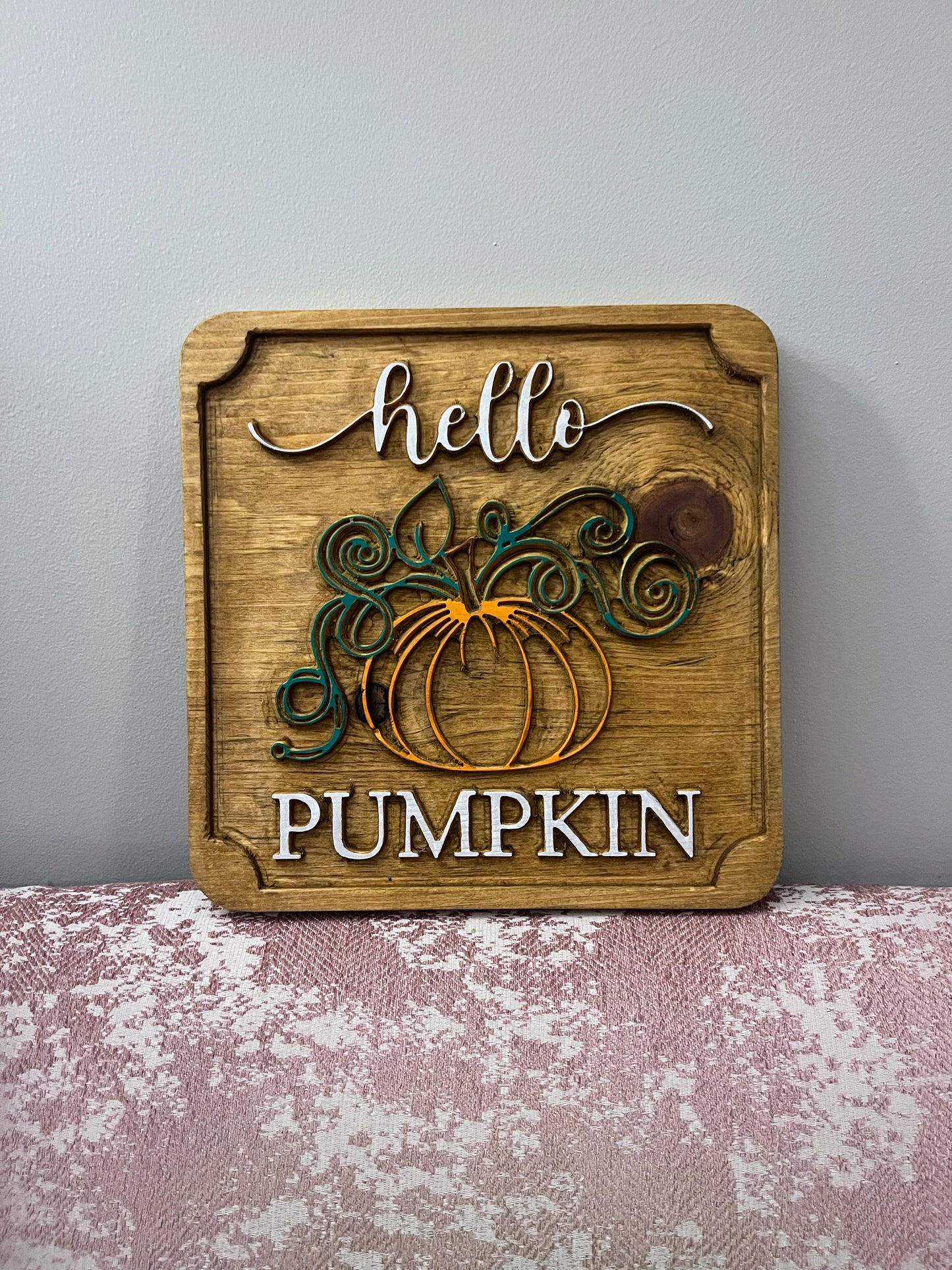 Hello Pumpkin Sign