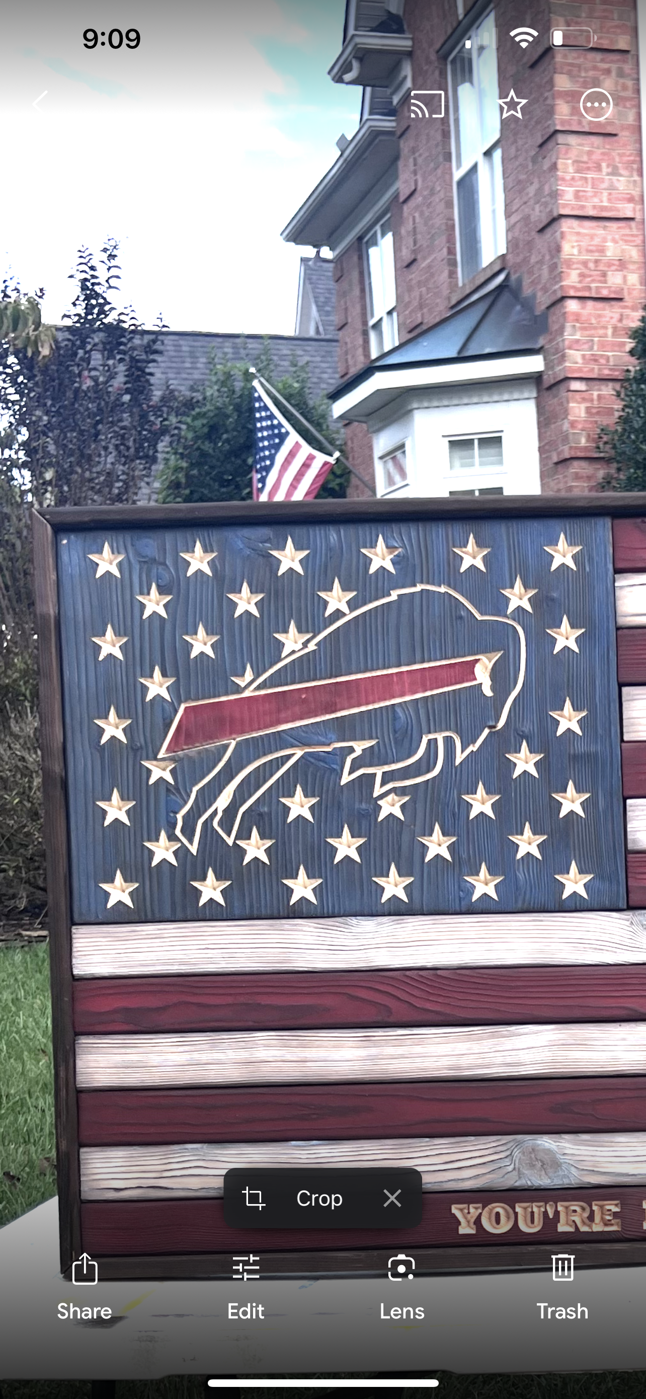 American Flag Coin holder