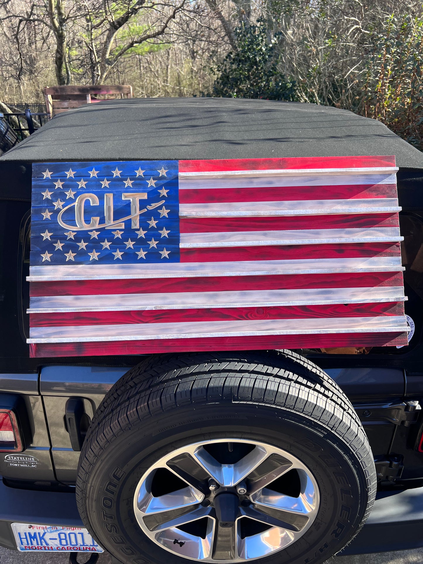 American Flag Coin holder