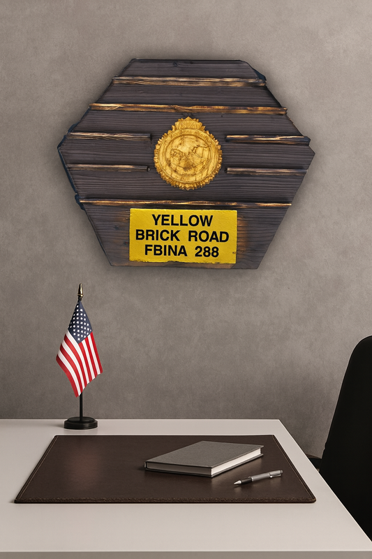 FBINA Yellow Brick Road Challenge Coin Holder