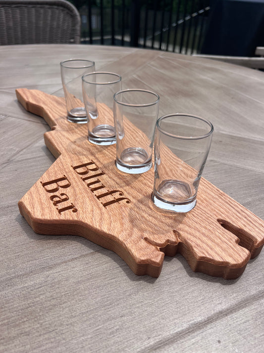Beer sampler glasses