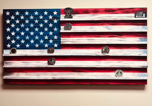 American Flag Coin holder